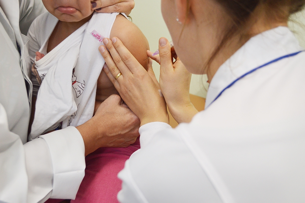 Crianças foram as menos vacinadas no município. - Prefeitura de Flores da Cunha/Divulgação