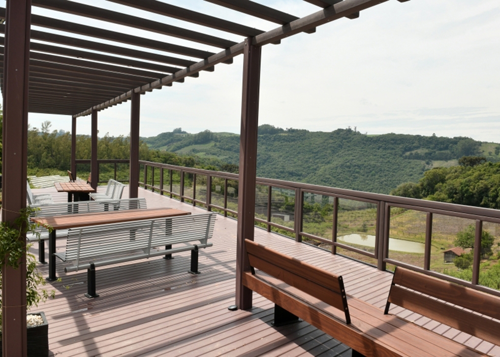 Nova deck possibilita ver a paisagem do Belvedere Sonda de outros ângulos. - Prefeitura NP/Divulgação