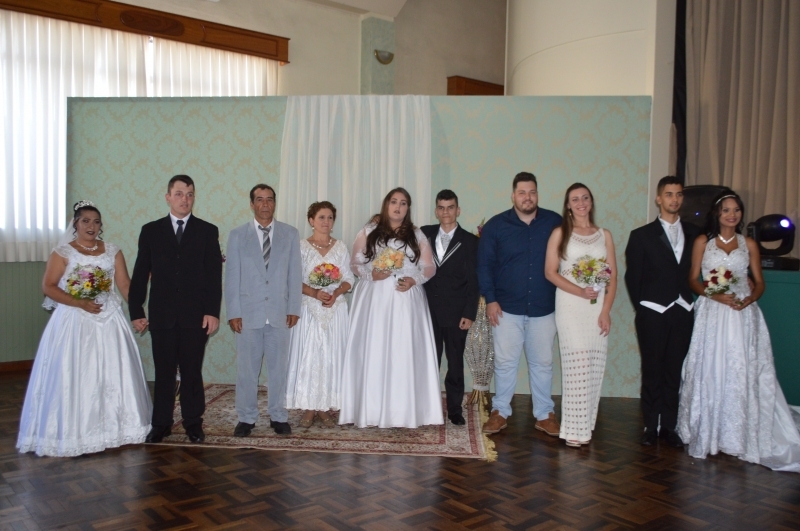 Casamento comunitário realizado em 2018. - Prefeitura FC/Divulgação