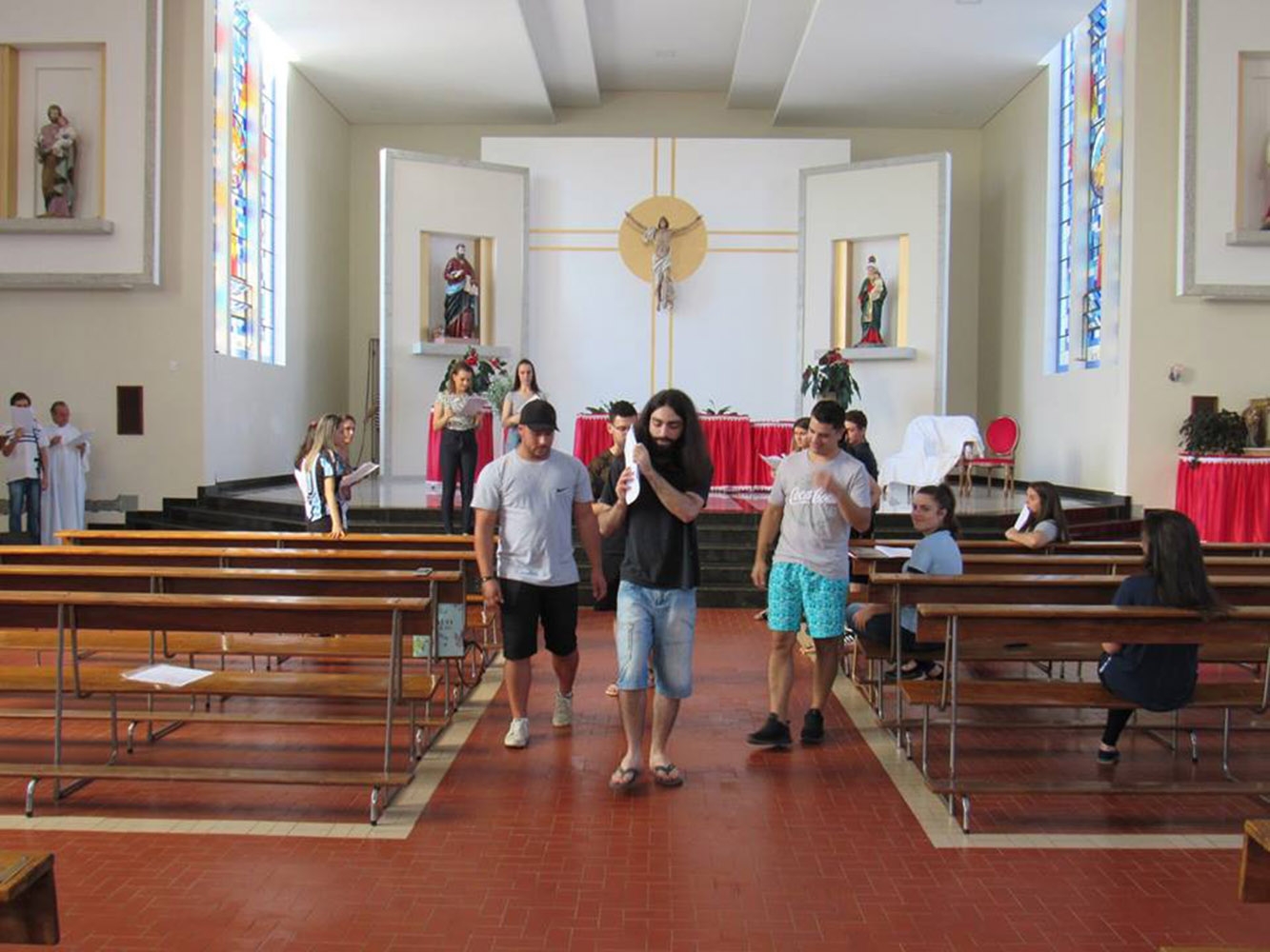 Apresentação integra a programação religiosa de Páscoa. - Prefeitura de Flores da Cunha/Divulgação