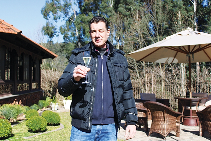 Vanderlei Gazzi anuncia novos vinhos e projeta novidades no ramo turístico.  - Pedro Henrique dos Santos