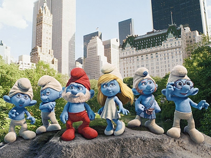 Smurfs viverão uma aventura em Nova York. - Cinema em Cena / Divulgação