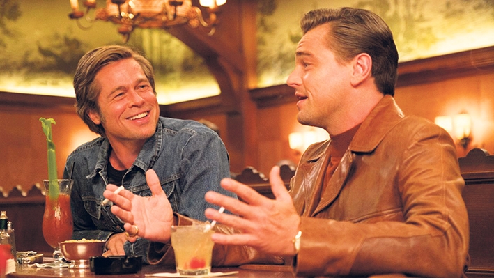 Leonardo DiCaprio e Brad Pitt estão no elenco de Era Uma Vez em Hollywood. - Divulgação